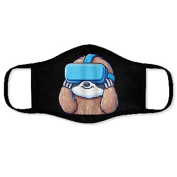 Discover Sloth as VR Gamer: Cool and Digital Face Masks