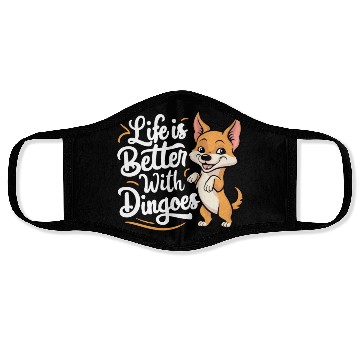 Discover Wild Dog Australian Dingo Face Masks