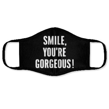 Discover Smile You're Gorgeous Positive Affirmation Face Masks