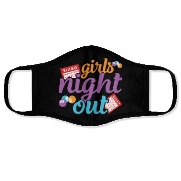 Discover Girls Night Out Bingo Player Bingo Face Masks