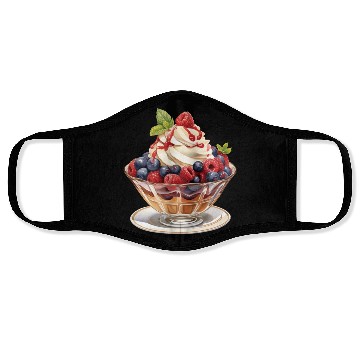 Discover Fruity Raspberries and Blueberries Parfait Sundae Face Masks