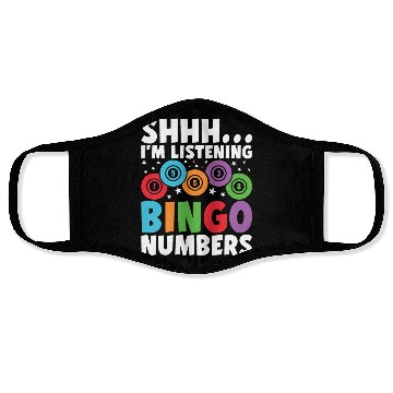 Discover Funny Bingo Gamer Face Masks