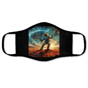 Discover ‘Solo Astronaut Dance Party’ Face Masks