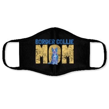Discover Unique Border Collie Design For Dog Enthusiasts Face Masks
