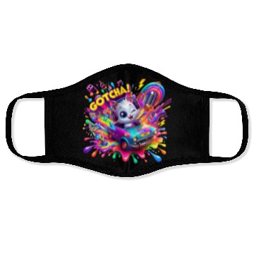 Discover Galactic Vibes: Plosion of Splashes - GoTcha! Face Masks