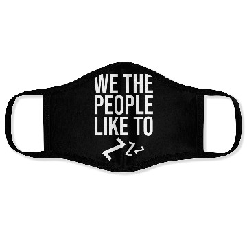 Discover Sleepy Gnome with Night Cap Graphic Face Masks