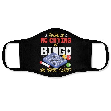 Discover Bingo Player There Is No Crying In Face Masks
