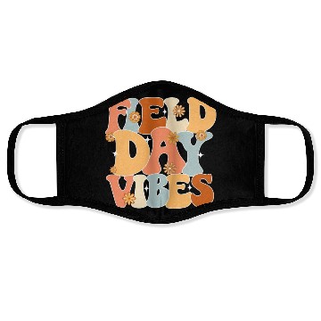 Discover Field Day Vibes Outdoor Sunshine Flowers Face Masks
