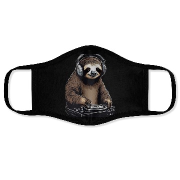Discover Sloth DJ Face Masks