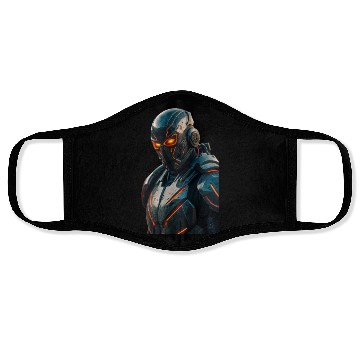 Discover Angry robot Face Masks