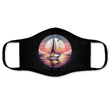 Discover Sunset Sailing Bliss Face Masks