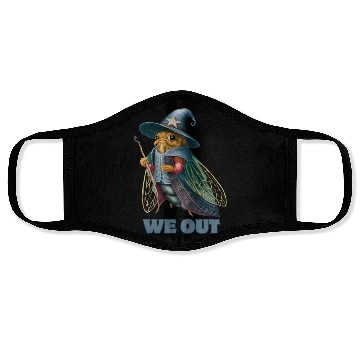 Discover Funny Cicada We Out Cute Cicada Brood Emergence Face Masks