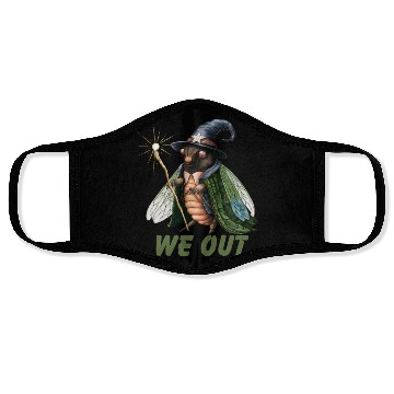 Discover Funny Cicada We Out Cute Cicada Brood Emergence Face Masks