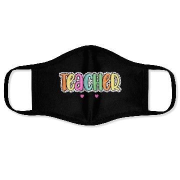 Discover Teacher Dalmatian Face Masks