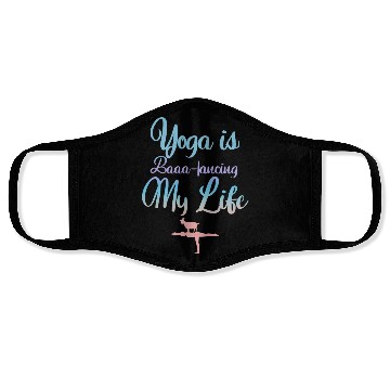 Discover Goat Yoga Balancing My Life Face Masks