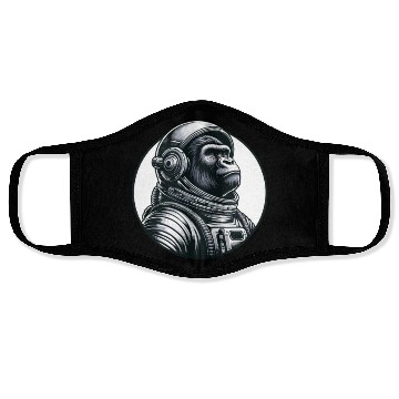 Discover Chimpanzee Astronaut in Space Face Masks