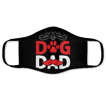Discover DOG DAD Face Masks