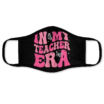 Discover Teacher Era Face Masks