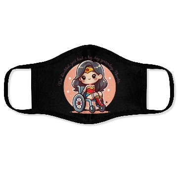 Discover Gym girl leg day not disabled Face Masks