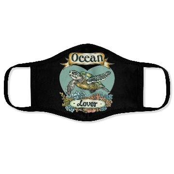 Discover Ocean Lover Sea Turtle Face Masks