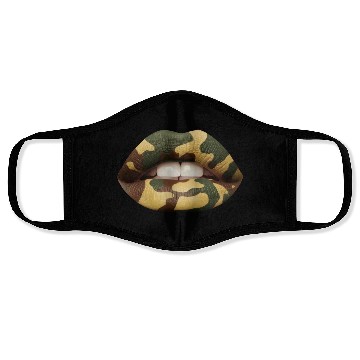 Discover Camo Lips Face Masks