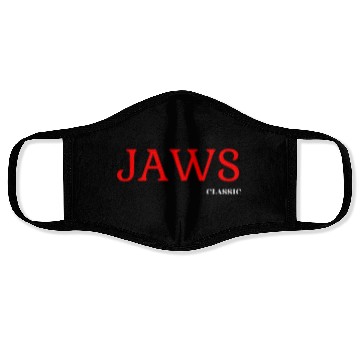 Discover Jaws Classic Face Masks
