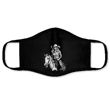 Discover Wild Cowgirl Face Masks