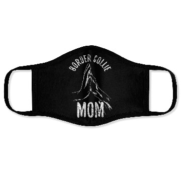 Discover Unique Border Collie Design For Dog Enthusiasts Face Masks