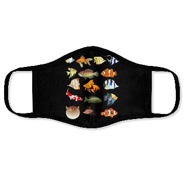 Discover Fish Lover Gift,Gift For Fish Lover Face Masks