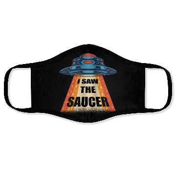 Discover Alien, Aliens, UFO, UAP, Space Unknown Flight Face Masks