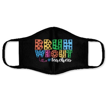 Discover Bruh We Out Teachers summer teacher lovers Face Masks