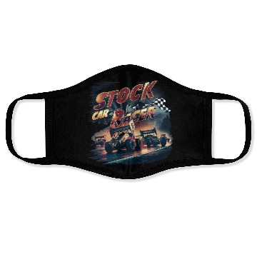 Discover STOCK CAR RACER Face Masks