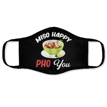 Discover Miso Happy Pho You Asian Chinese Cuisine Face Masks