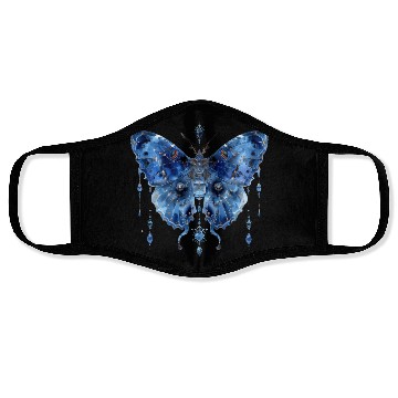Discover Watercolor Celestial Butterfly Face Masks