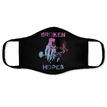 Discover Explore Broken Hopes Artistic Unique Imagery Face Masks