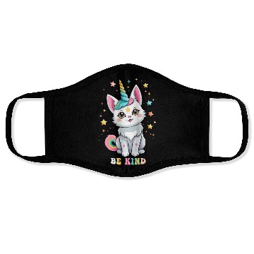 Discover Accept Respect & Support Purride Cat Face Masks