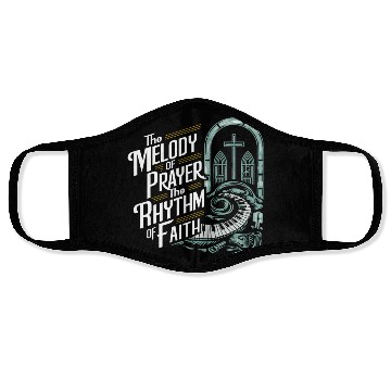 Discover Prayer Songs Jesus Christ Religious Music Praise Face Masks