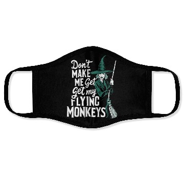 Discover Funny Flying Monkeys Design Face Masks