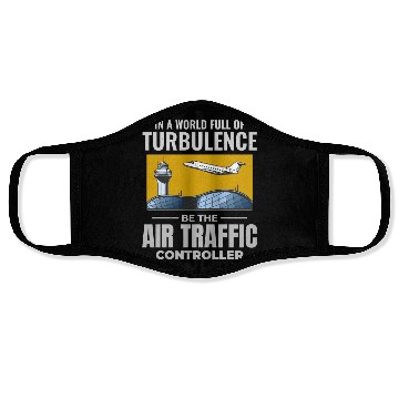 Discover Air Traffic Controller ATC Aviation Humor Airplane Face Masks