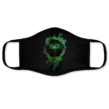 Discover Green Neon Xbox Print Face Masks