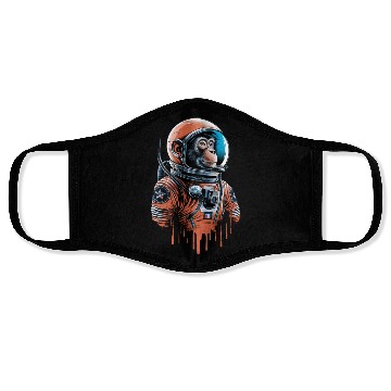 Discover Space Adventure Monkey Astronaut Face Masks