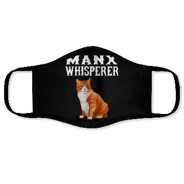 Discover Manx Wisperer Cat Lover Face Masks
