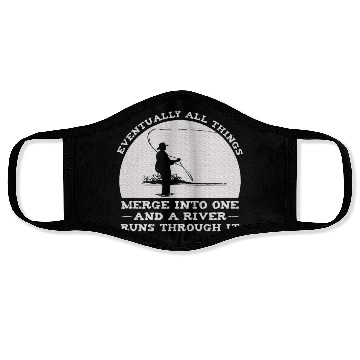 Discover A River Runs Through It Fly Fishing Face Masks