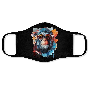 Discover Monkey Head In Cool Face Masks