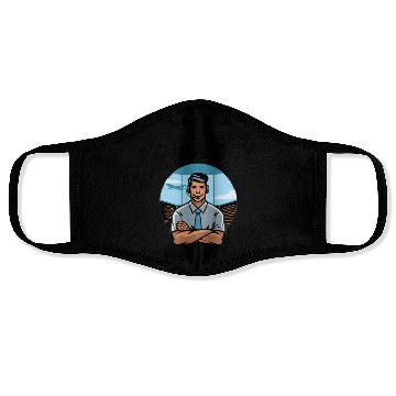 Discover Air Traffic Controller ATC Aviation Humor Airplane Face Masks