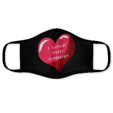 Discover i love daddy Face Masks