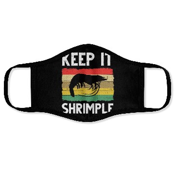 Discover Shrimp Cool Fishing Prawn Lover Face Masks