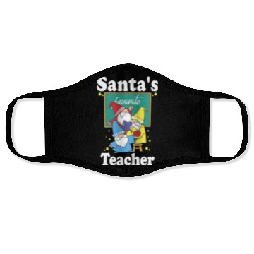 Discover Christmas Elfs Gnomes Santas Teacher Face Masks