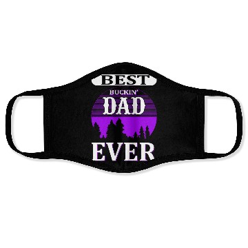 Discover "Best Buckin' Dad Ever" Face Masks - Perfect Gift