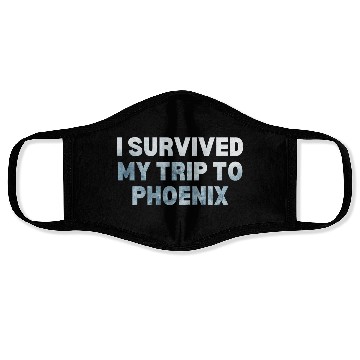 Discover My Trip Traveler Vacation Phoenix Face Masks